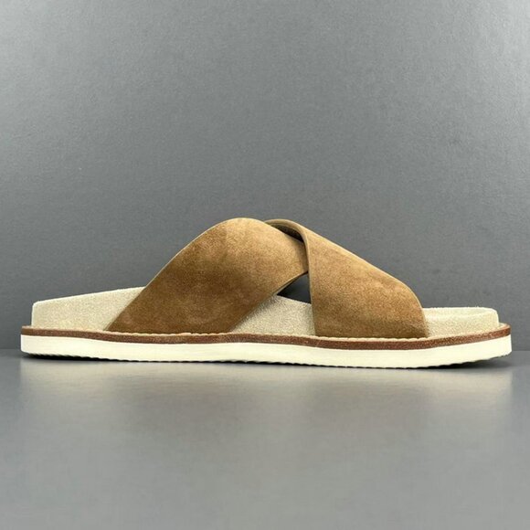 Brunello Cucinelli Slide Sandals In Suede - Picture 4 of 12